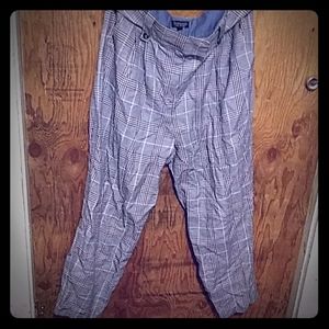 Topshop Tapered Straight Leg Trousers